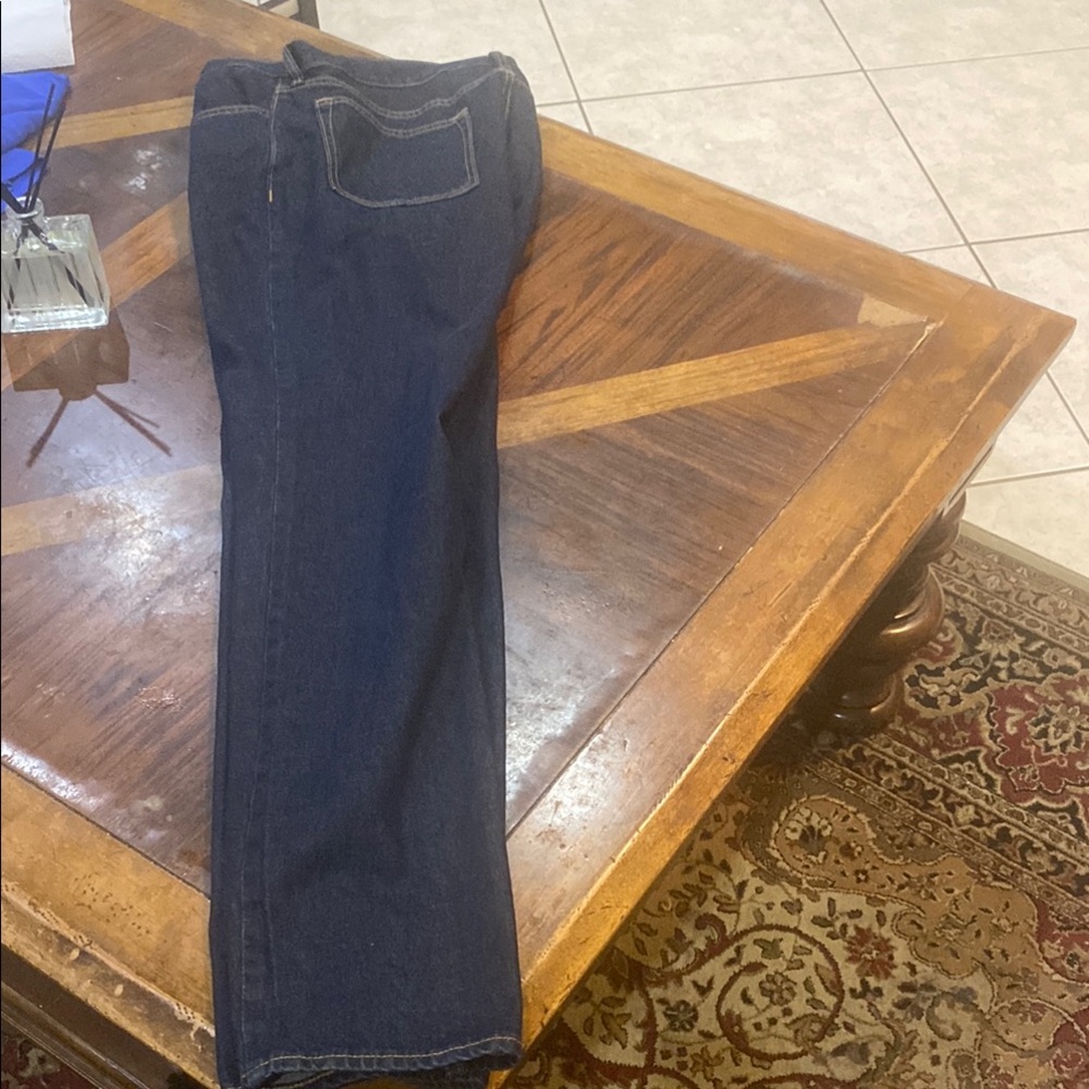 Old Navy Men's Straight Jeans - Dark Blue